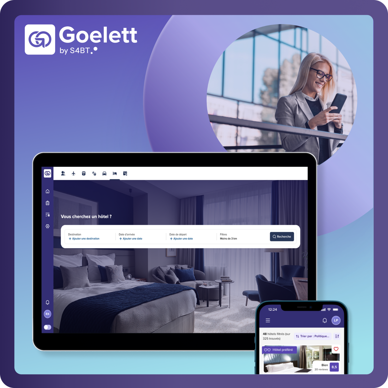 Nouvel UI reservation hoteliere
